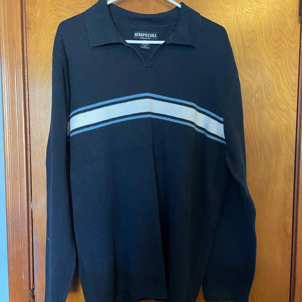 Aeropostale XL Mens Collared Sweater